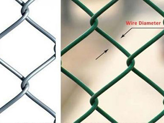 Chain link fence